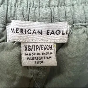 American Eagle Green Ruffle Tiered Boho Skort Size XS thumbnail 2