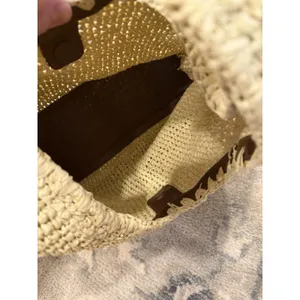 BCBGMAXAZRIA Woven Raffia Shoulder Bag In Brown NWT READ $128 thumbnail 10