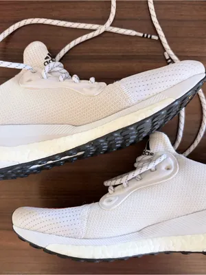 Adidas Solar HU x “Human Made” Love sneakers. White w/ Red “Human Made” Heart. thumbnail 5