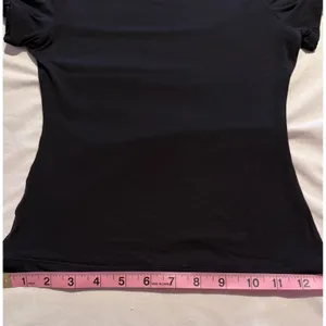 SUUKSESS Womens Black Short Sleeve Crew Neck Athletic Compression Top Size XS thumbnail 4