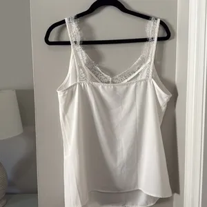 Lace white tank size medium thumbnail 3