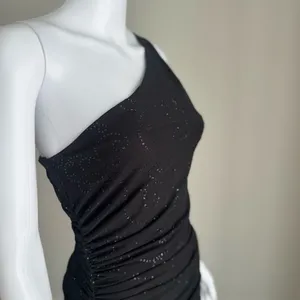 VTG Y2K City Triangles Fairy Core Whimsigoth Black Mesh Dress thumbnail 6