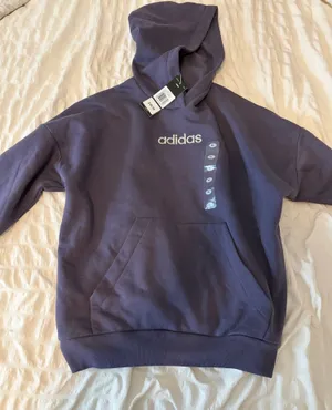 Adidas purple hoodie with logo(child XL) thumbnail 1
