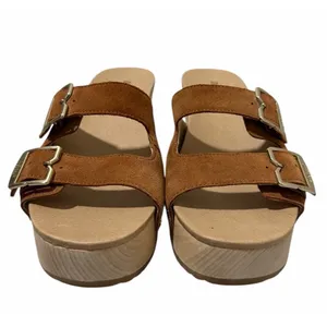 Dr.‎ Scholl's Original Vibe Clogs Suede Leather Honey Women's Size 9M thumbnail 3