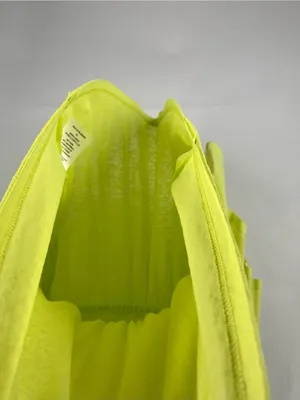 Hudson Gray Lime Linen Blend Smocked Flutter‎ Sleeve Top Size M NWT thumbnail 6