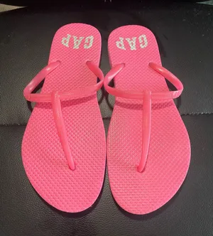 GAP Women's Hot Pink T-Strap Flip Flop Sandals size 9 thumbnail 1