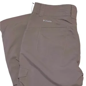 Columbia Womens Brown Button Front Cargo Hiking Pants with Pockets Size 6 thumbnail 3