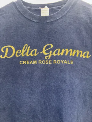 Gildan Delta Gamma DG Long Sleeve Vegas Themed T-Shirt thumbnail 2