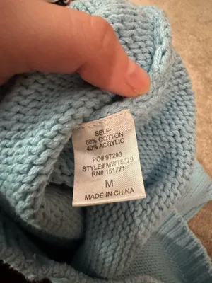 Le Lis Light Blue Sleeveless Crewneck Knit Vest thumbnail 4