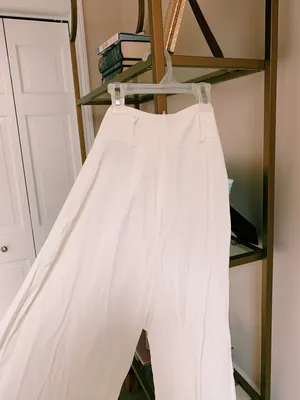 The White House Vintage White Wide Legged Pants thumbnail 5