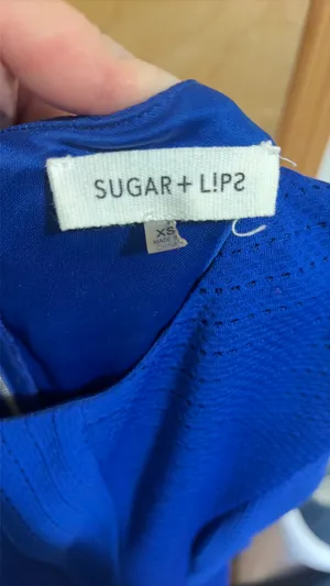 Sugar & L!ps Blue Midi Dress thumbnail 9