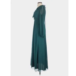 Wilfred Emerald Green Millie Dress Ruffle Chiffon Maxi Size 2 Fairycore thumbnail 5