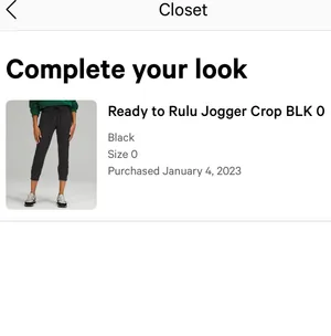 Black Joggers thumbnail 3