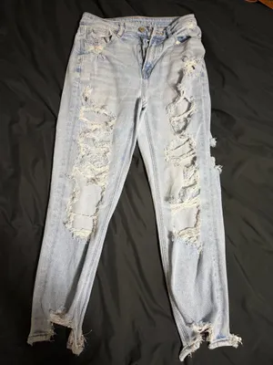 American Eagle Outfitters Jeans Ripped Stretch thumbnail 1
