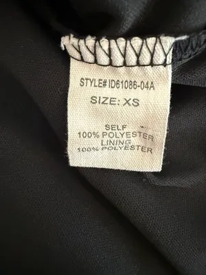 Altar'd‎ State Black Swiss Dot One Shoulder Ruffle Dress Size XS thumbnail 4