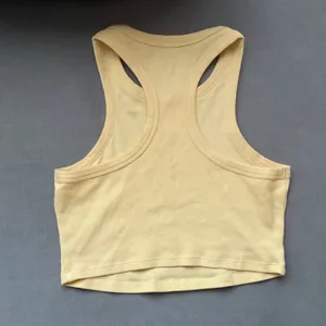 Alo Yoga Aspire Tank Warm Butter/White S thumbnail 4