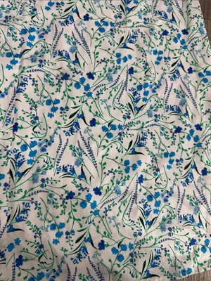 Victoria's Secret White and Blue Floral Wide-Leg Jumpsuit thumbnail 10