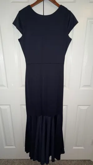 Amazon Formal Navy Dress Blue Size L thumbnail 3