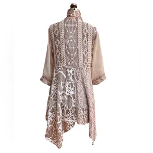 Bohemian, Victorian, Lace, Sheer, Embroidered, ALL THE THINGS, Gorgeous Topper thumbnail 5