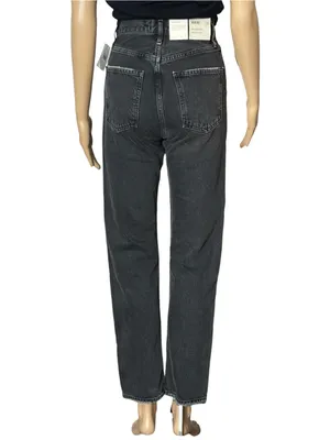 AGOLDE 90's Pinch Waist Jeans, Black Tea, 23” thumbnail 7