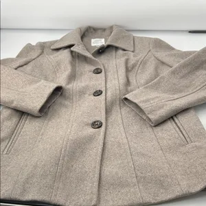 Croft & Barrow Women's Beige Trench Coat thumbnail 7