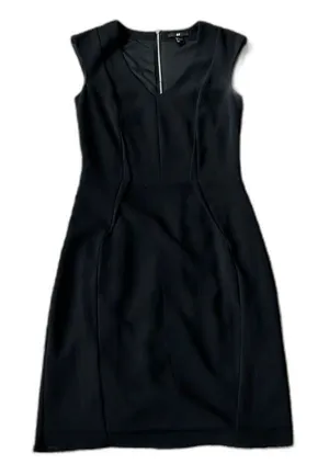 H&M Black dress with silver zipper thumbnail 1