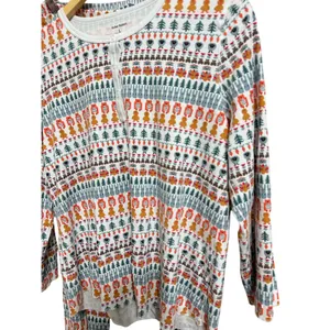 ROLLER RABBIT Bands Weave Pajamas‎ thanksgiving set size Large thumbnail 3