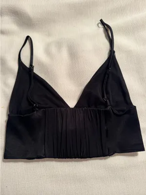 ZARA Black Cropped Top thumbnail 3