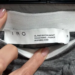 IRO Gray Ruffled Mini Skirt thumbnail 4