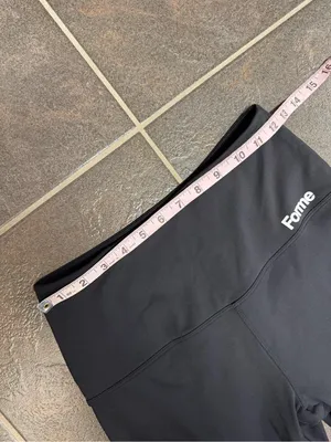 Forme Sculpt+ Leggings High Rise Pull On Obsidian Black Large Logo Fitness Gym thumbnail 9
