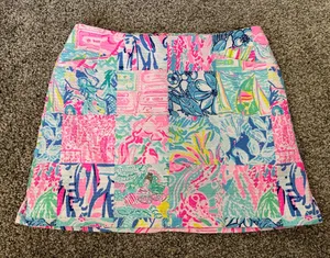 Women’s Lilly Pulitzer Marigold Skort Pop Up Summer Remix Print Size 4 thumbnail 1