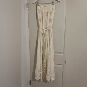 Fillyboo‎ Zippora Cream Maxi Strapless Eyelet Maternity Dress Fairy Bohemian thumbnail 4