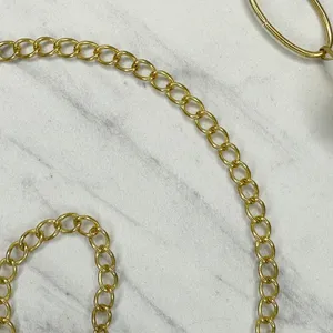 Black Rhinestone Flower Gold Tone Chain Link Belt One Size (OS) ✨ thumbnail 8