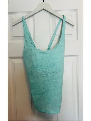 Victoria's Secret Tank Top Size XL Green Athletic Racerback thumbnail 3