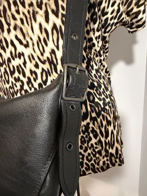 Coach Black Leather Shoulder Hobo Bag thumbnail 3