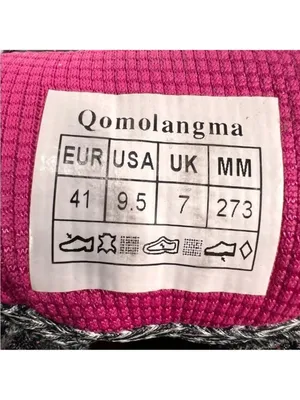 QOMOLANGMA Women's Suede Outdoor Hiking / Walking Shoe Size 9.5 thumbnail 9