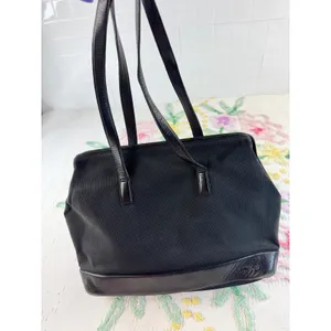 Tumi Black Ballistic Nylon Leather‎ Trim Tote Bag Work Travel Shoulder Bag thumbnail 4