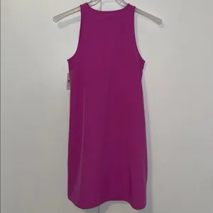 Lou & Grey Wanderweave Active Zip Halter Dress w Pockets Women’s XS Extra Small thumbnail 9