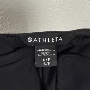 Athleta Brooklyn Mid Rise Ankle Pant Black Size 6 Petite thumbnail 4
