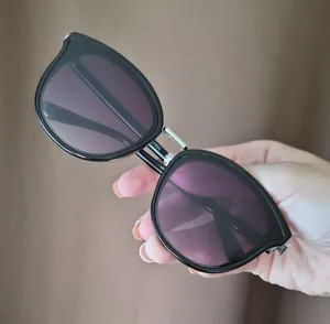 Vince Camuto Cat Eye Black Sunglasses with Purple Lenses - Women Accessories thumbnail 1