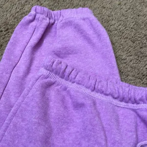 Exist Lavender Track Joggers with White Lettering thumbnail 4
