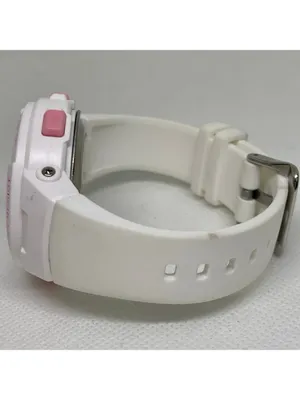 FMD women’s digital lcd watch white pink tone 40mm quartz multifunction running thumbnail 4