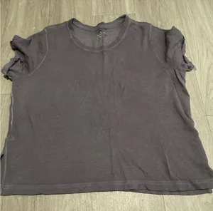 Athleta Charcoal Short Sleeve Tee thumbnail 1