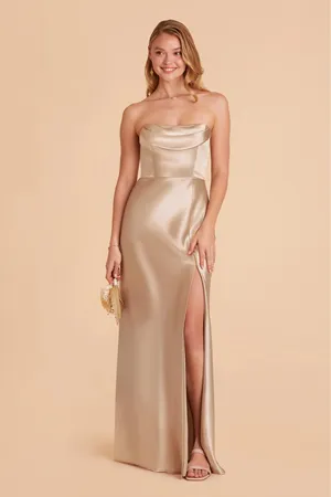 Birdy Grey Mia Dress Neutral Champagne thumbnail 3