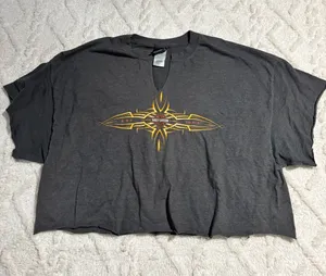 Harley Davidson grey graphic tee cropped xxlarge thumbnail 1