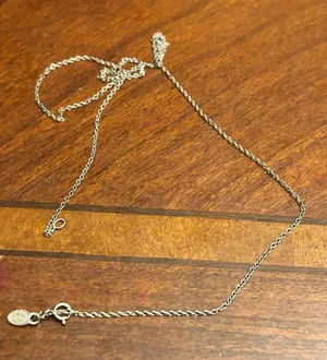 925 sterling silver jewlery necklace chain x11 1.07g 18 inch thumbnail 1