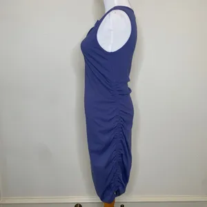Isabel Maternity Tank Dress Stretch Ruched Midi Sz Small thumbnail 3