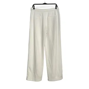 Lululemon Softstream Pintuck Mid-Rise Pant LARGE in Bone thumbnail 3
