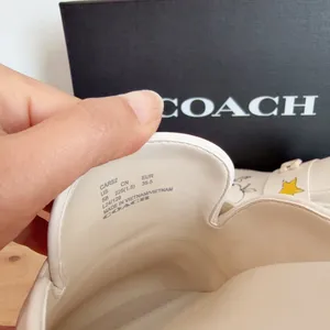 NWT Coach Sculpted C Clog With Sketch Print size US5 thumbnail 4