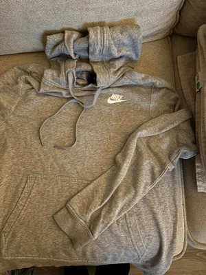Grey Nike Hoodie Women’s thumbnail 1